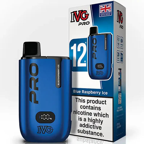 IVG Pro 12 prefilled pod kit Blue Raspberry