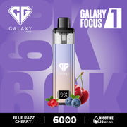Blue Razz Cherry Crystal Galaxy Focus 6000