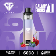 Blue Razz Cherry Crystal Galaxy Focus 6000