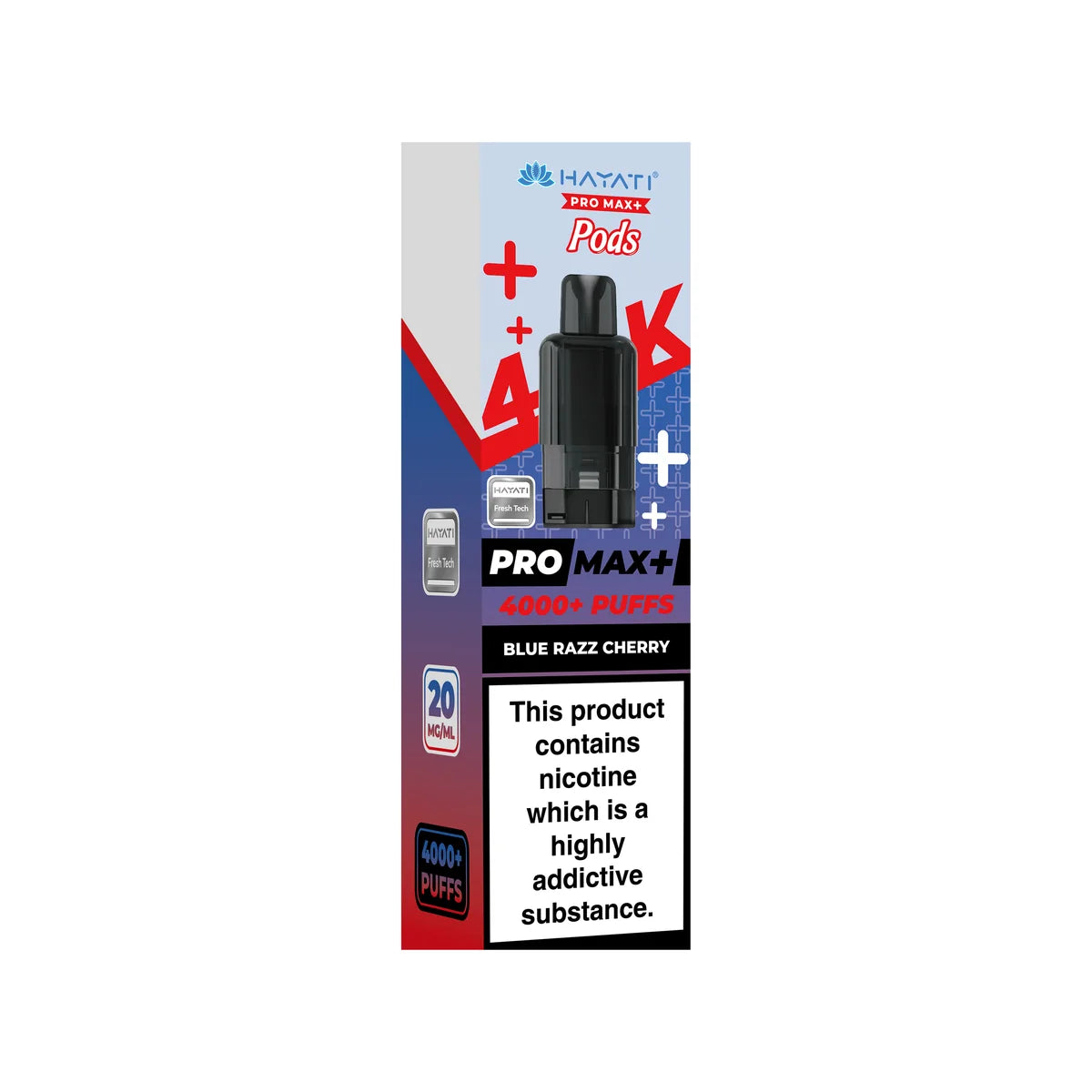 Blue Razz Cherry Hayati Pro Max Plus 4000 Pods