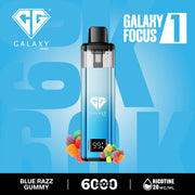 Blue Razz Gummy Crystal Galaxy Focus 6000