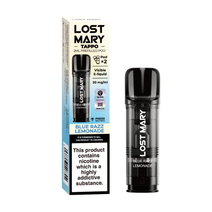 Lost Mary Tappo Prefilled Blue Razz Lemonade