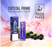 Crystal Prime Disposable Vape Blueberry Sour Raspberry 7000 Puffs