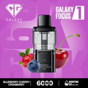 Crystal Galaxy Focus 6000 Pod Blueberry Cherry Cranberry