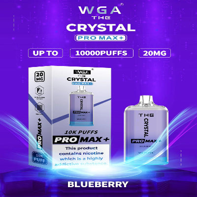 Crystal Pro Max 10000 Blueberry Box of 10