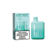 Blueberry Ice Box Of 10 Lost Mary 3500 Puffs