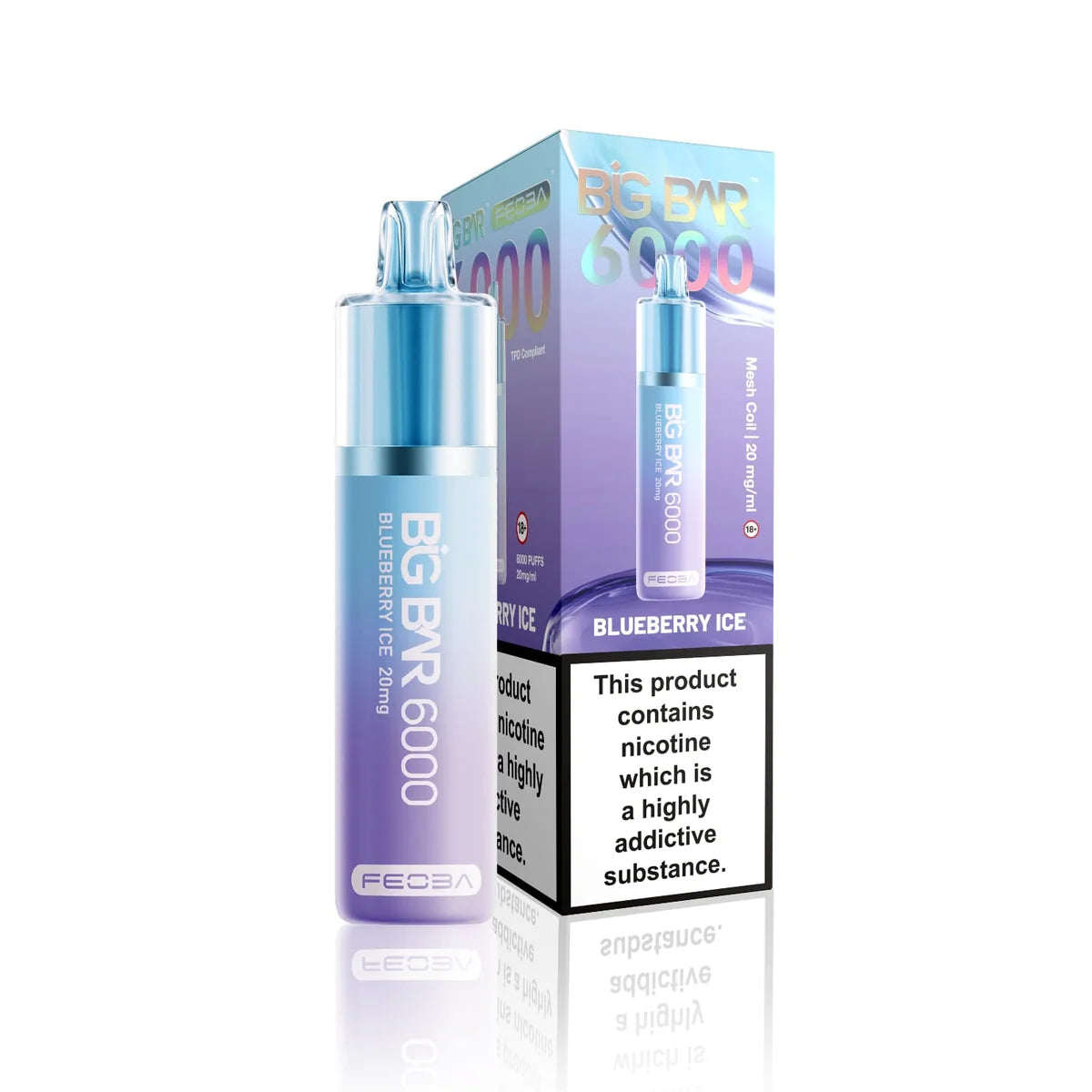 FEOBA Big Bar 6000: Buy this Prefilled Vape Kit