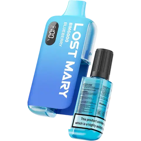 Blueberry Lost Mary BM 6000 Box Of 10
