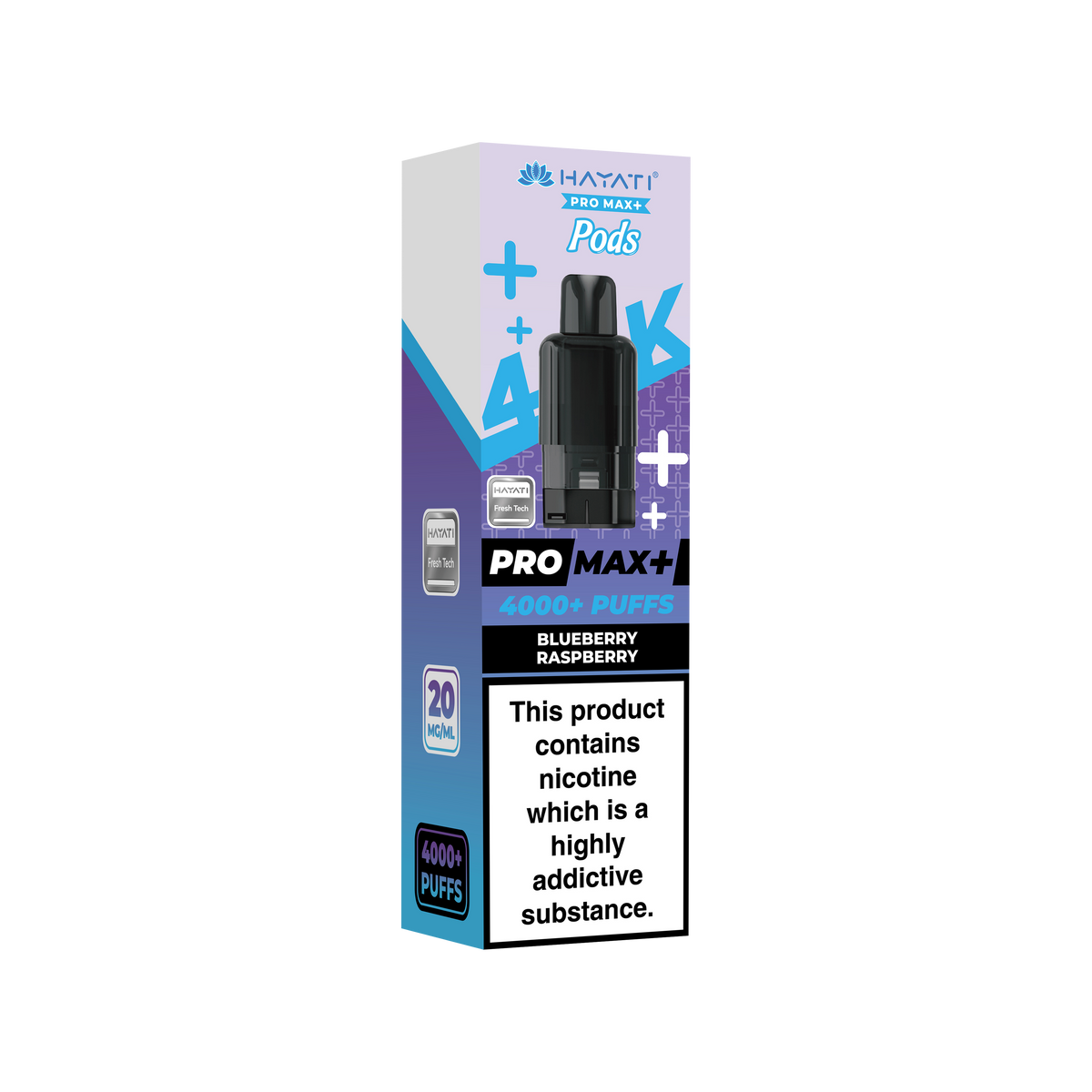 Blueberry Raspberry Hayati Pro Max Plus 4000 Pods