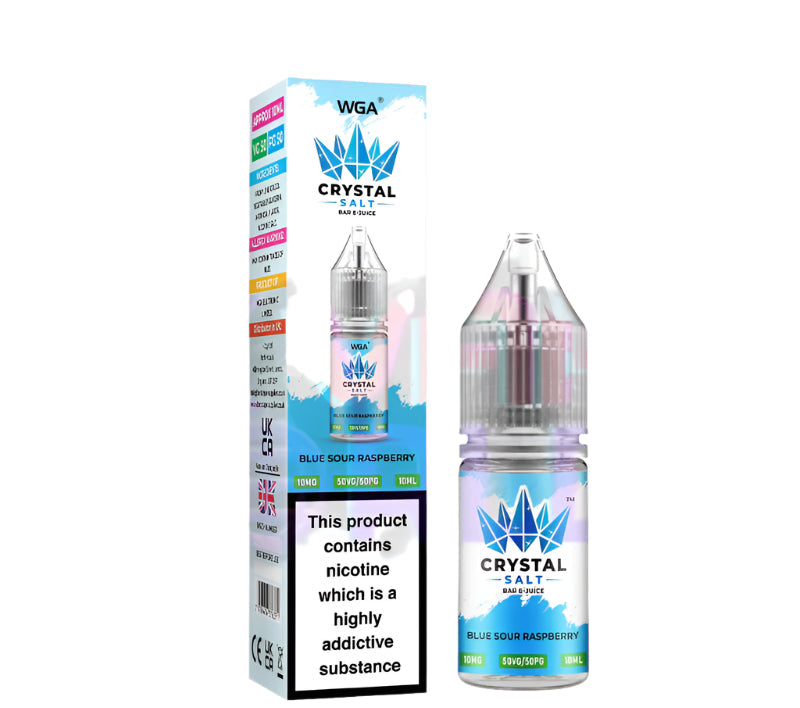  WGA Crystal Nic Salt Blue Fusion Blue Sour Raspberry