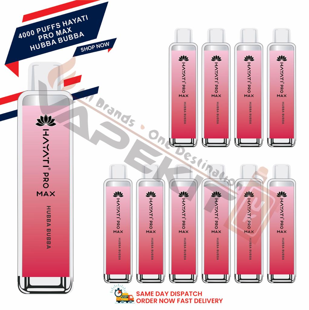 Hayati Pro Max 4000 Hubba Bubba prefilled vape