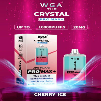 Crystal Pro Max 10000 Cherry Ice Box of 10