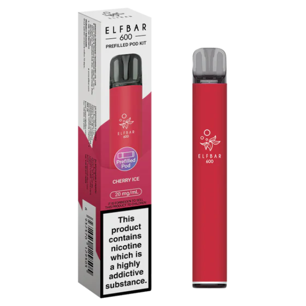 Cherry Ice Elf Bar 600 Prefilled Pod Kit