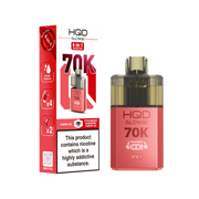 HQD 70K Rechargeable Vape Kit Cherry Ice/ Strawberry Raspberry Cherry Ice