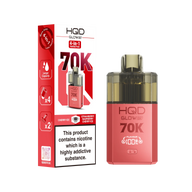 HQD 70K Rechargeable Vape Kit Cherry Ice/ Strawberry Raspberry Cherry Ice