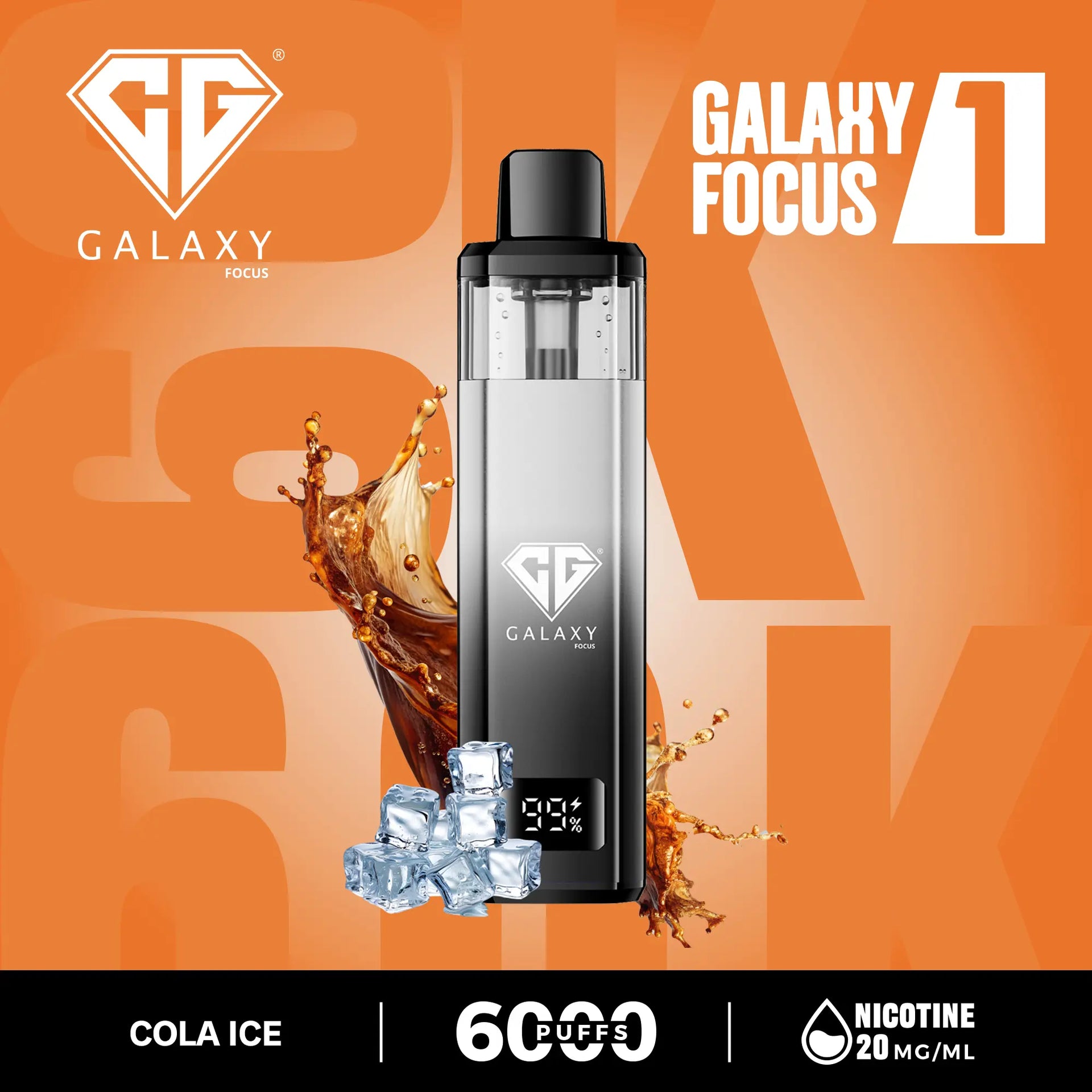 Crystal Galaxy Focus 6000 Puff Prefilled Pod Vape | Only 9.99 Crystal Galaxy Focus 6000 Puff Prefilled Pod Vape | Only 9.99