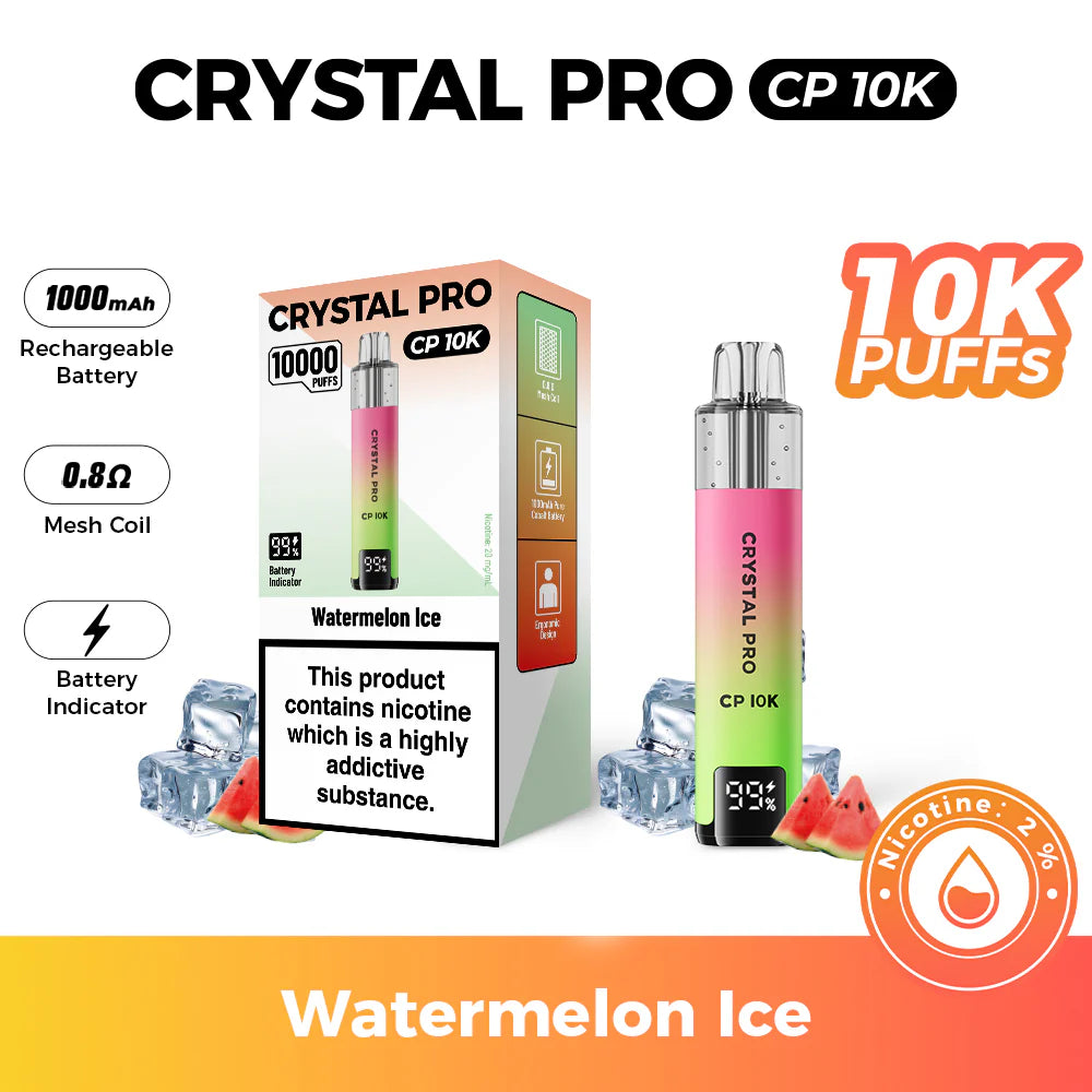 Crystal Pro 10000 (CP 10K) Prefilled Pod Kit Watermelon Ice