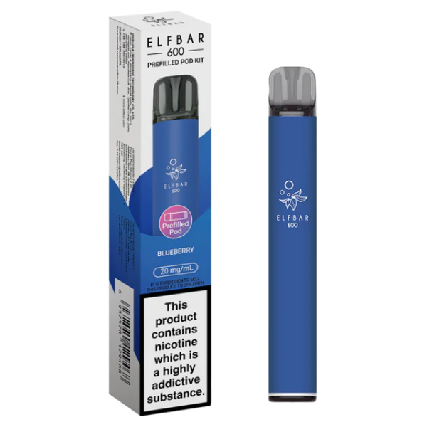 Blueberry Elf Bar 600 Prefilled Pod Kit