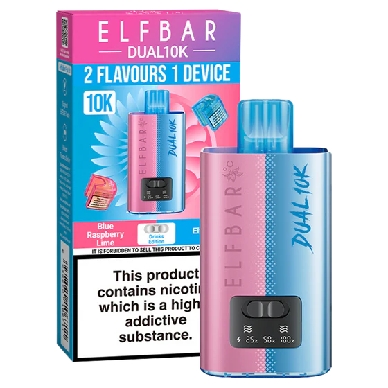 Elf Bar Dual 10K Prefilled Pod Vape Kit Drinks Edition
