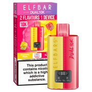 Elf Bar Dual 10K Prefilled Pod Vape Kit Raspberry Edition