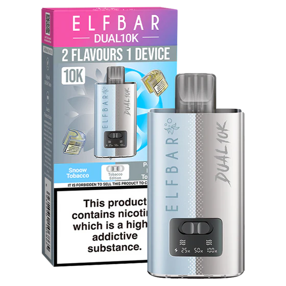 Elf Bar Dual 10K Prefilled Pod Vape Kit Tobacco Edition
