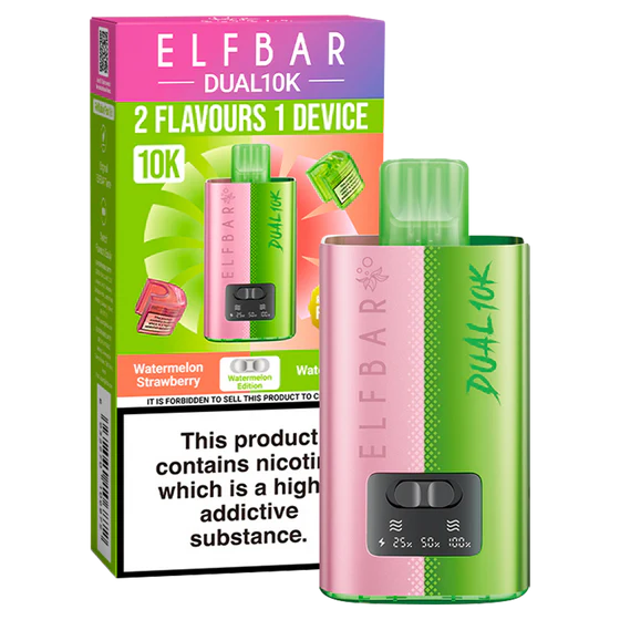 Elf Bar Dual 10K Prefilled Pod Vape Kit Watermelon Edition