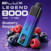 Elux Legend 8000 Blueberry Raspberry Pod Kit Box of 5