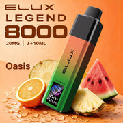 Elux Legend 8000 Oasis Pod Kit Box of 5