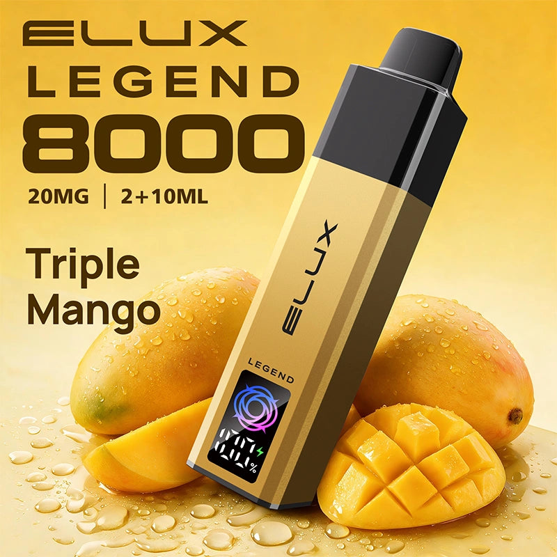 Elux Legend 8000 Triple Mango Pod Kit Box of 5