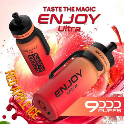 Enjoy Ultra 9000 Box Of 10 Red pple Ice