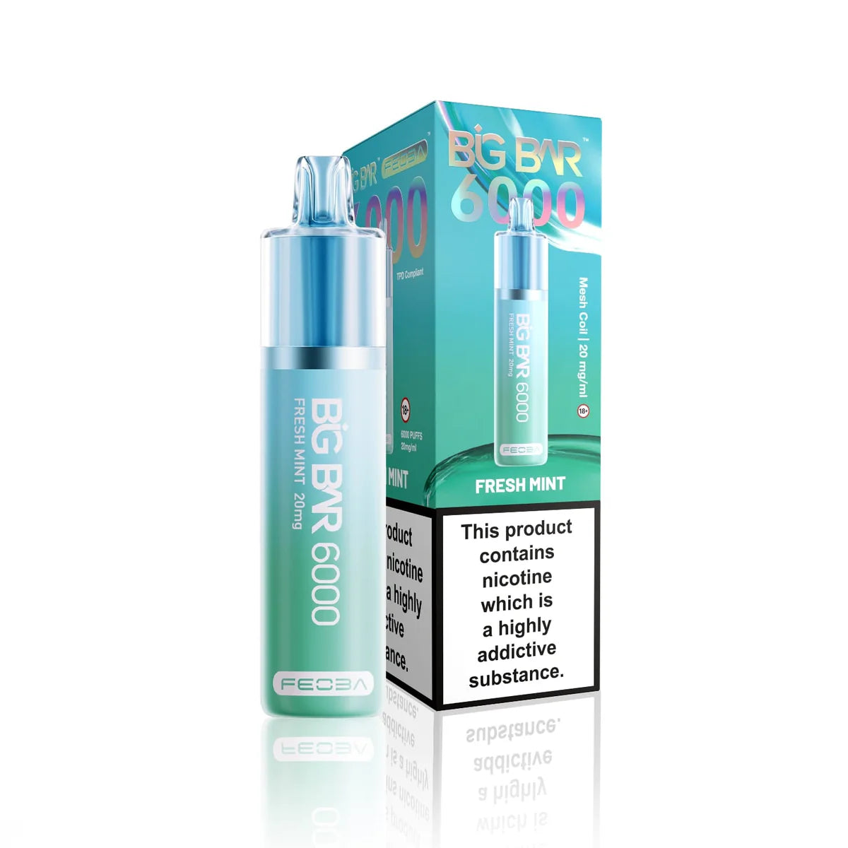 FEOBA Big Bar 6000: Buy this Prefilled Vape Kit