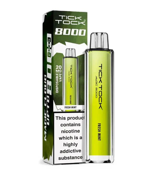 Tick Tock Magic 8000 Vape (Pack of 5) Buy Now for Just 40.00! Tick Tock Magic 8000 Vape (Pack of 5) Buy Now for Just 40.00!