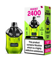 (Pack of 5) Ghost 2400 Fresh Mint Disposable by Vapes Bars