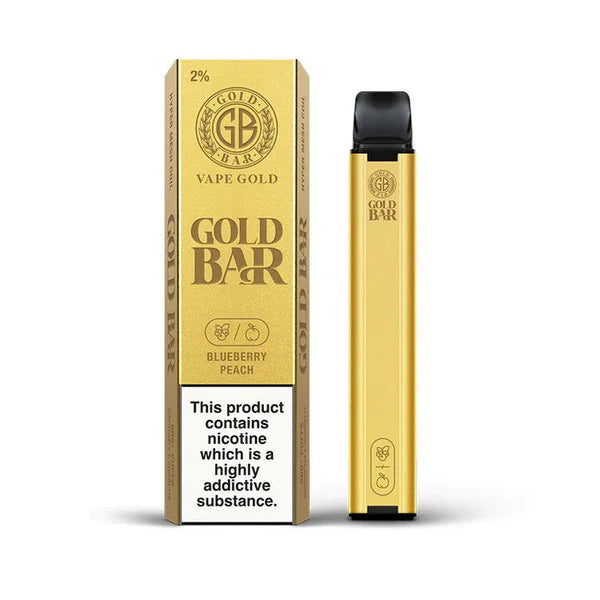 Gold Bar 600 Disposable Vape Blueberry Peach