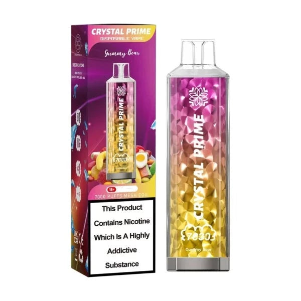 Gummy Bear Crystal Prime 7000 Puffs - Vape Store UK | Online Vape Shop | Disposable Vape Store | Ecig UK