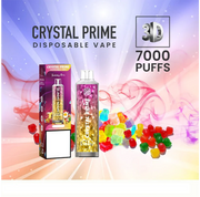 Crystal Prime Disposable Vape Gummy Bear 7000 Puffs