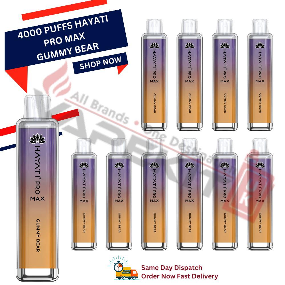 Hayati Pro Max 4000 Gummy Bear prefilled vape