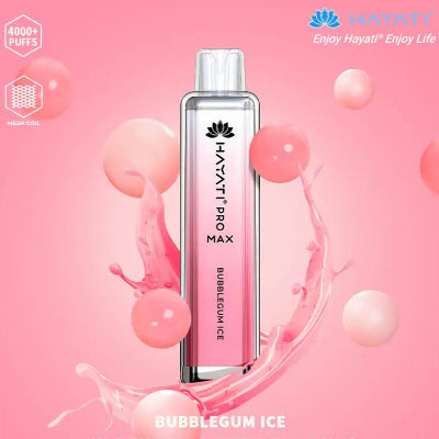 Hayati Pro Max 4000 Puffs Box of 10 Bubblegum Ice