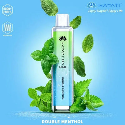 Hayati Pro Max 4000 Puffs Box of 10 Double Menthol