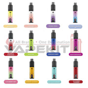 Hayati pro max 6k various flavous on white background