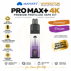 Hayati Pro Max Plus 4000 Summer Dream Pod Kit – 20mg