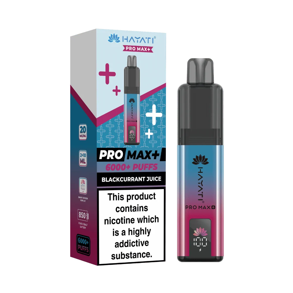 Hayati Pro Max Plus 6000 Blackcurrant Juice 20mg pod kit