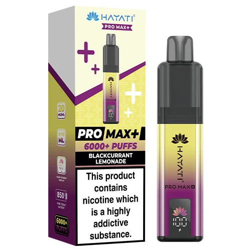 Hayati Pro Max Plus 6000 Blackcurrant Lemonade 20mg pod kit