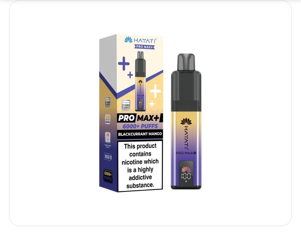 Hayati Pro Max Plus 6000 Blackcurrant Mango 20mg pod kit