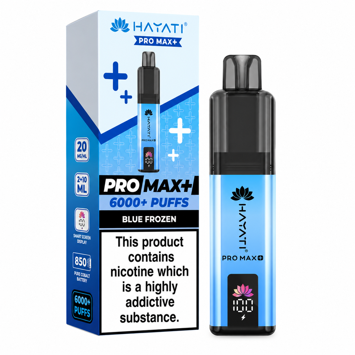 Hayati Pro Max Plus 6000 Blue Frozen 20mg pod kit