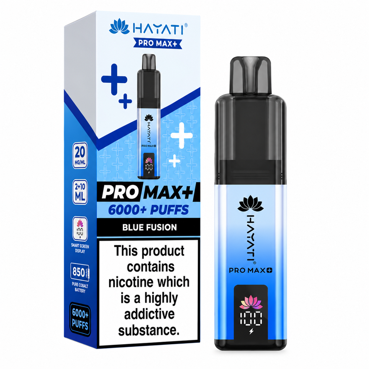 Hayati Pro Max Plus 6000 Blue Fusion 20mg pod kit