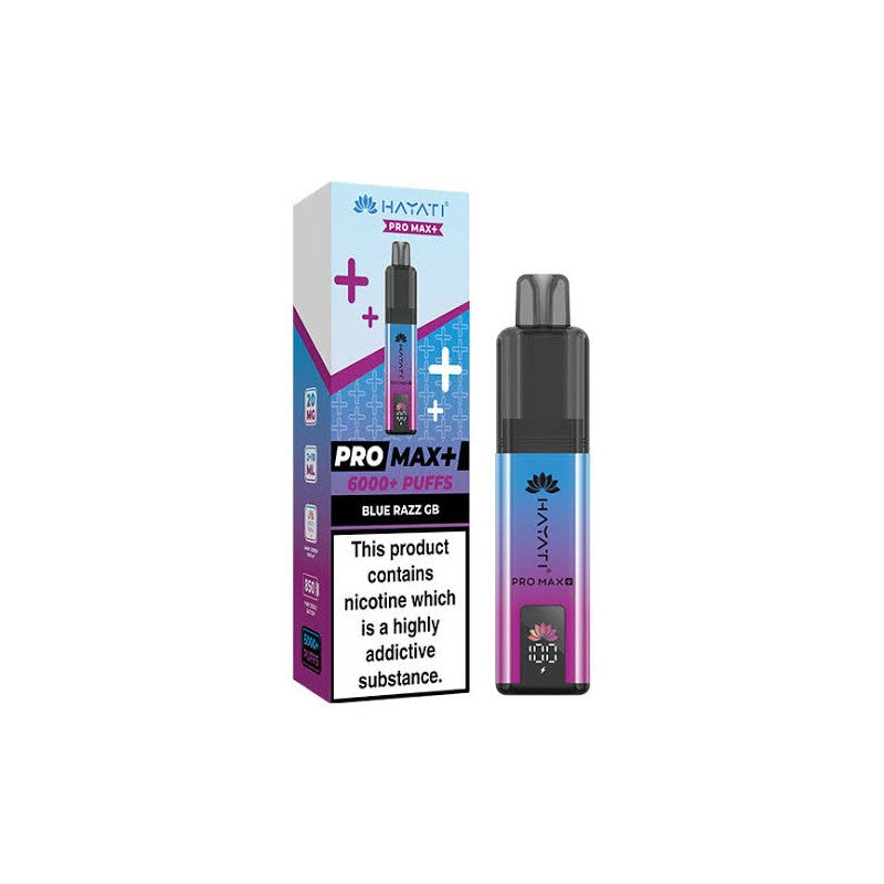 Hayati Pro Max Plus 6000 Blue Razz GB 20mg pod kit