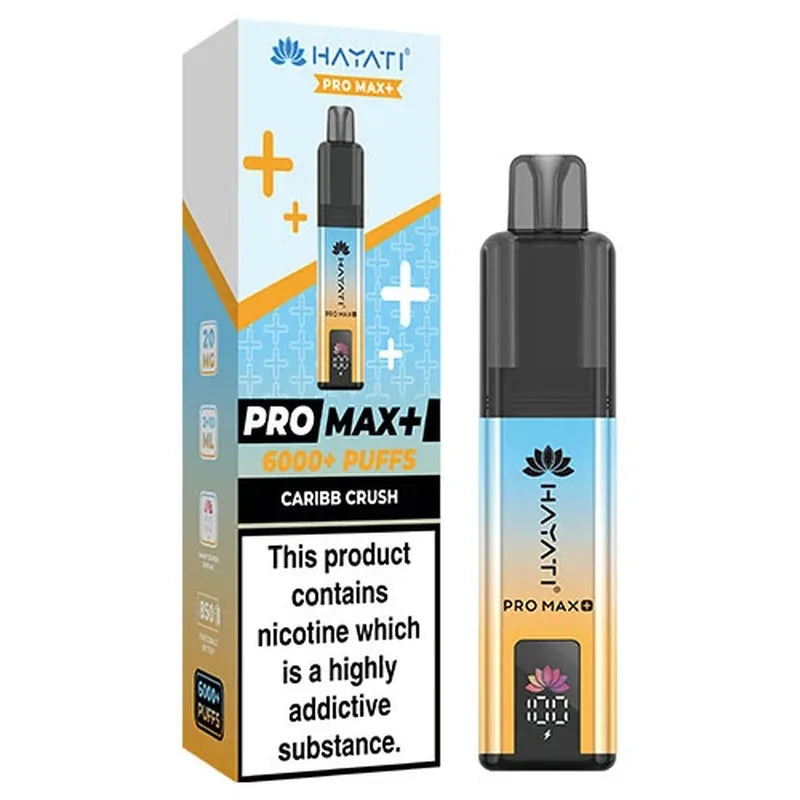 Hayati Pro Max Plus 6000 Caribbean Crush 20mg prefilled pod kit
