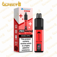 Hayati Pro Max Plus 6000 Double Apple 20mg pod kit - VapeKitUK