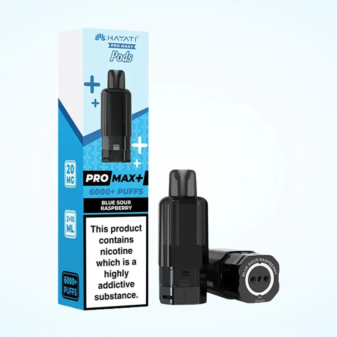 Hayati Pro Max Plus 6000 replacement pod – Blue Sour Raspberry, 20mg